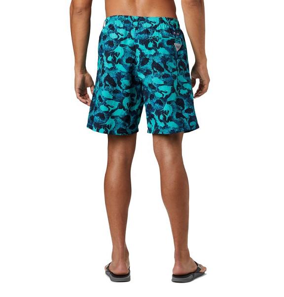 Columbia PFG Super Backcast Shorts Blue For Men's NZ67259 New Zealand